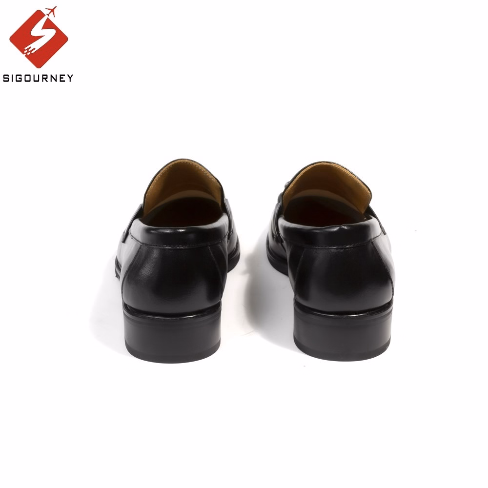 Giày Tây Nam Đế Phíp Gỗ Cao Cấp Scc-05 Màu Đen Khoa Kim Loại - Sigourney - Ảnh 5