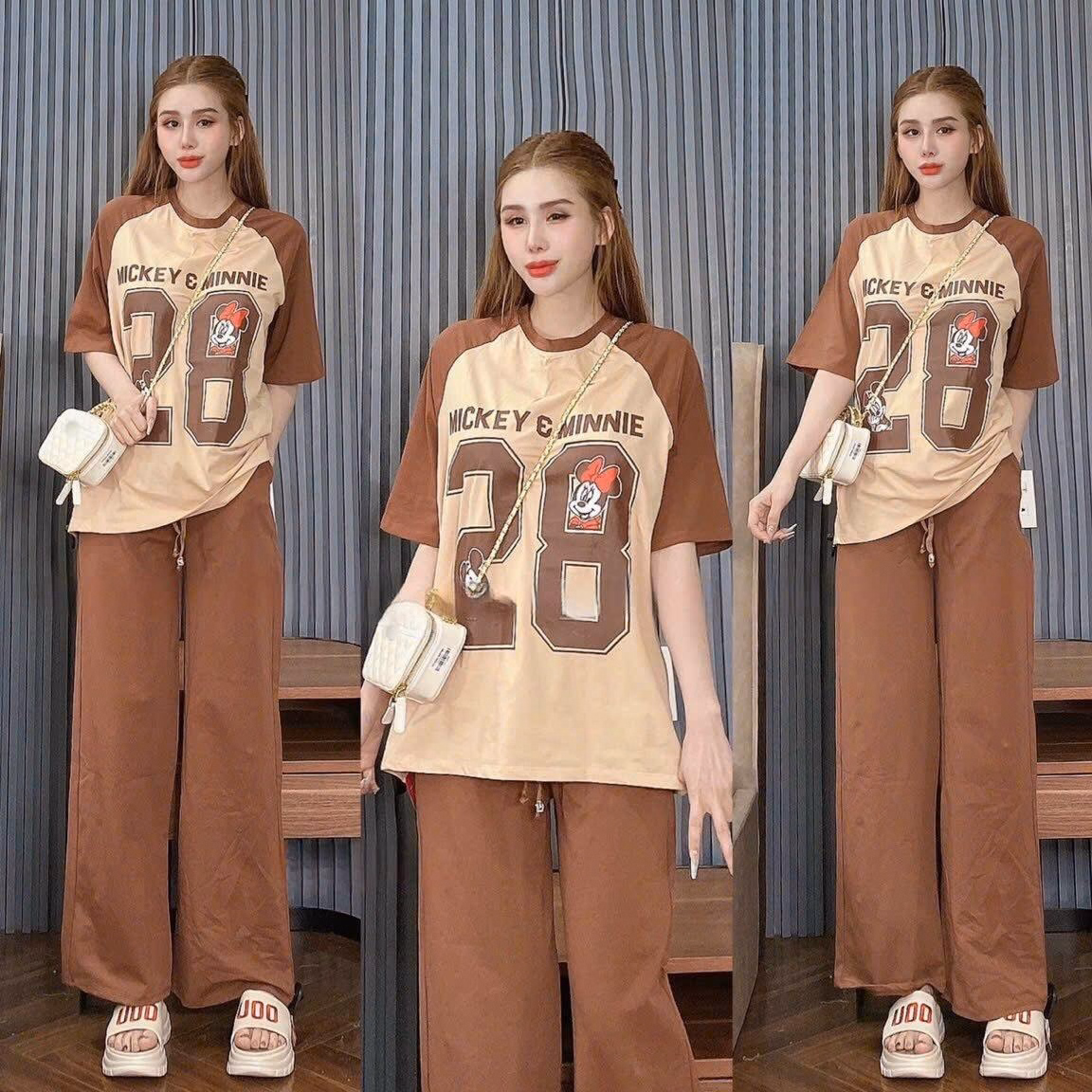 Set Bộ Đồ Nữ Thun In 28 Tay Ngắn Quần Dài Sa138 - Sam Store - Ảnh 2