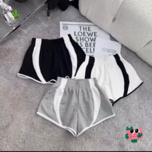 Quần Short Nữ Phối Viền Thun Da Cá - Ausa House