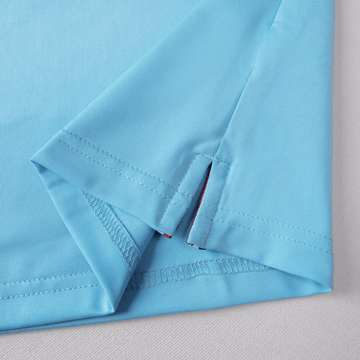 Áo Polo Golf Nam Ngắn Tay Chất Vải Coolmax Màu Xanh Biển Năng Động Algplo105 - Aligro - Ảnh 7