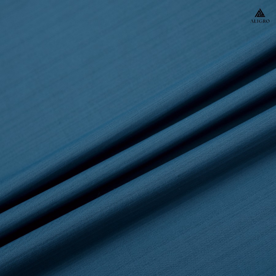 Áo Polo Golf Nam Ngắn Tay Chất Vải Coolmax Màu Xanh Đậm Trơn Năng Động Algplo121- Aligro - Ảnh 8