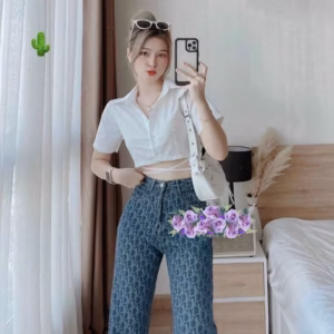 Áo Sơ Mi Nữ Croptop Dây Cột Eo - Ausa House