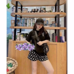 Set Đồ Nữ Áo Tay Lỡ Phối Quần Đùi Thun Cotton Ny - Ausa House