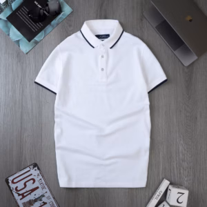 Áo Polo Nam Ngắn Tay Màu Trắng Algplo95 - Aligro