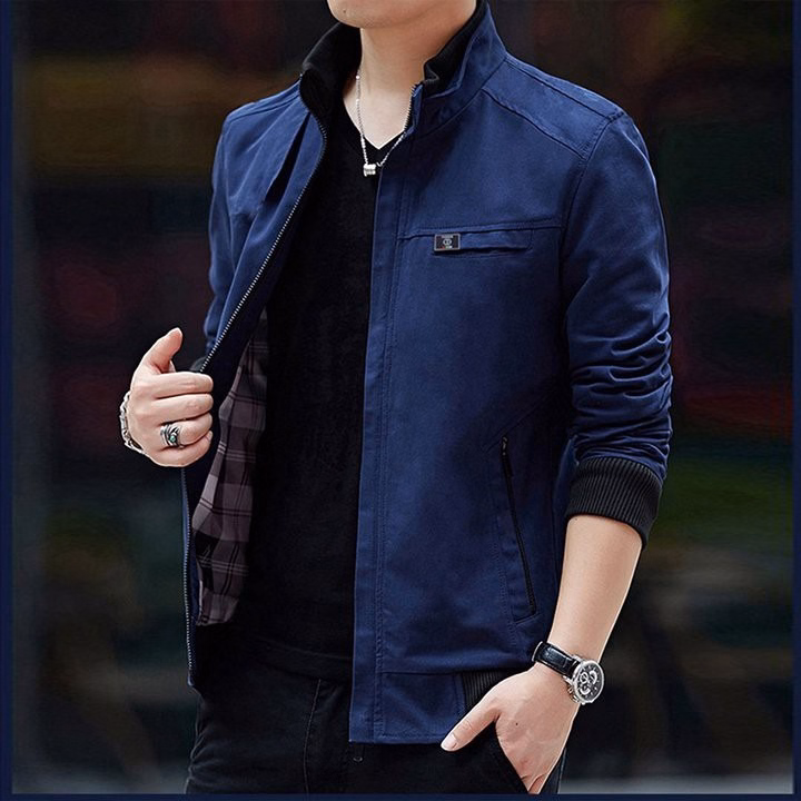 Áo Khoác Kaki Nam Có Lớp Lót Sọc Caro Thời Trang Xm07 - Be Yourself - Ảnh 4