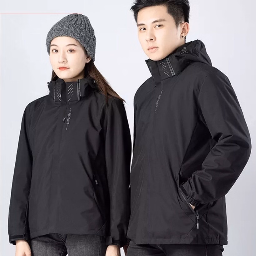 Áo Khoác Gió Nam Nữ Chống Nước, Cổ Đứng Kiểu Dáng Thể Thao Slcxg24 - Chipxinhxk