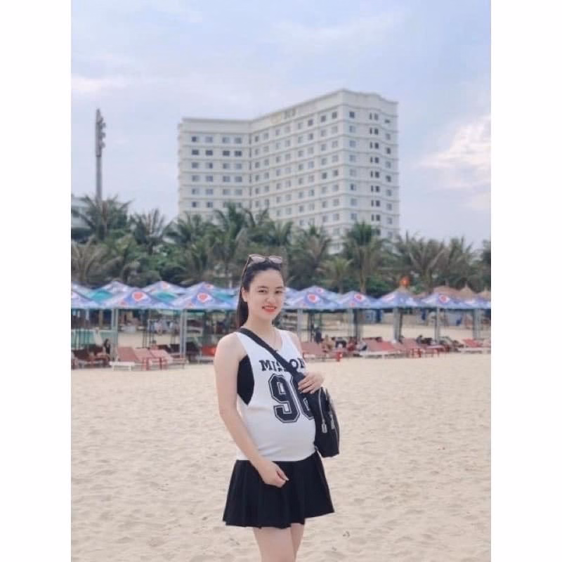 Chân Váy Bầu Xếp Ly Có Quần Trong Bt889 - Nana House - Ảnh 7