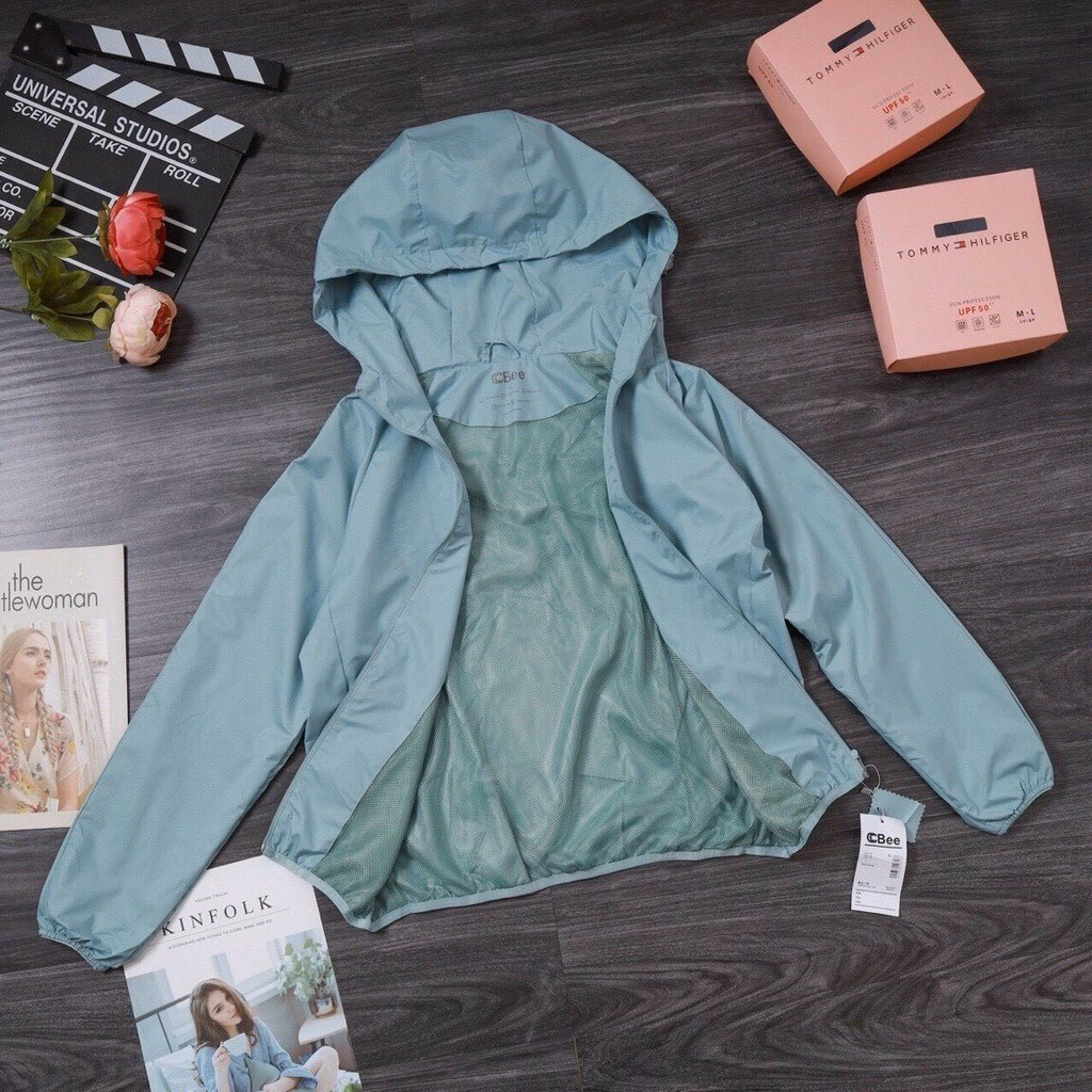 Áo Khoác Gió 2 Lớp Lưới Tặng Kèm Túi Cuộn Tiện Lợi Cho Bạn Nữ Sldcg01 - Diepchi Fashion - Ảnh 8