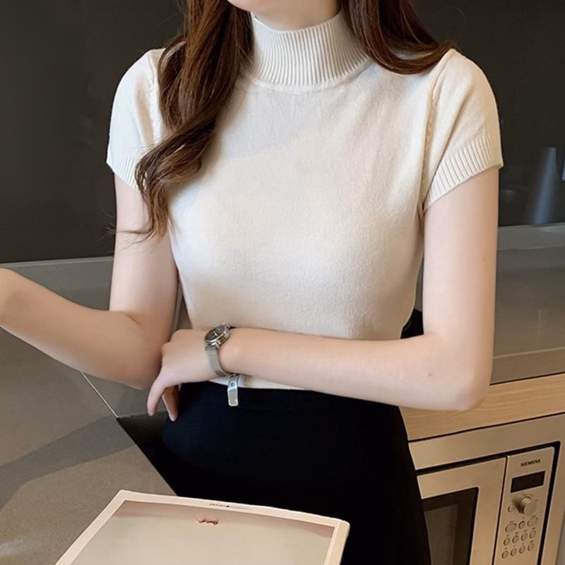 Áo Len Cổ 3 Cm Tay Bo Chất Len Lụa Mềm Cho Bạn Nữ Sldca65 - Diepchi Fashion - Ảnh 7