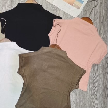 Áo Thun Tay Hến Cổ Cao 3 Cm Chất Liệu Cotton Co Giãn 4 Chiều Sldc204 - Diepchi Fashion - Ảnh 8