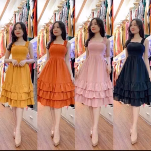 Đầm 3 Tầng Cực Xinh Nhiều Màu Cho Các Cô Nàng - Shop Mẹ Bống