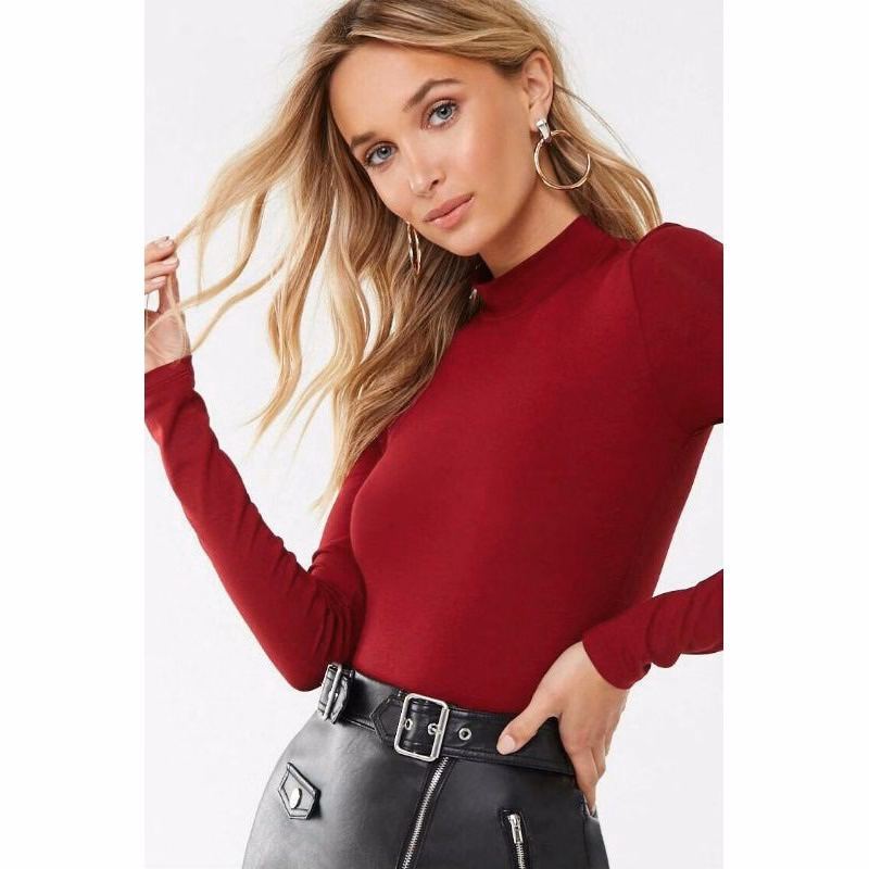 Áo Giữ Nhiệt Cổ Cao 3 Cm Chất Thun Lạnh Cho Bạn Nữ Sldca89 - Diepchi Fashion - Ảnh 5