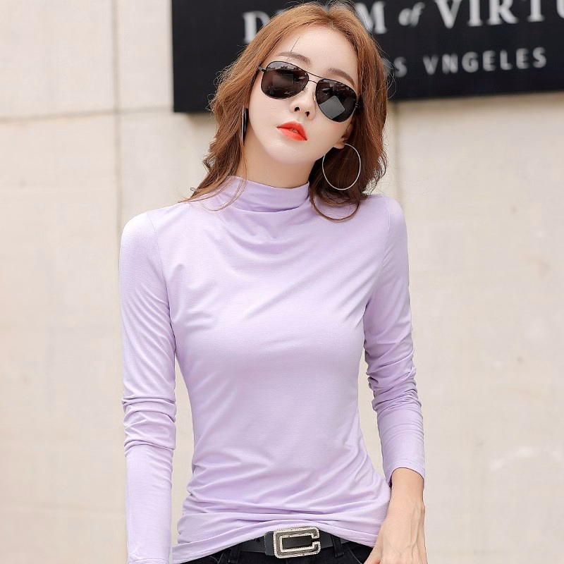 Áo Giữ Nhiệt Cổ Cao 3 Cm Chất Thun Lạnh Cho Bạn Nữ Sldca89 - Diepchi Fashion - Ảnh 6