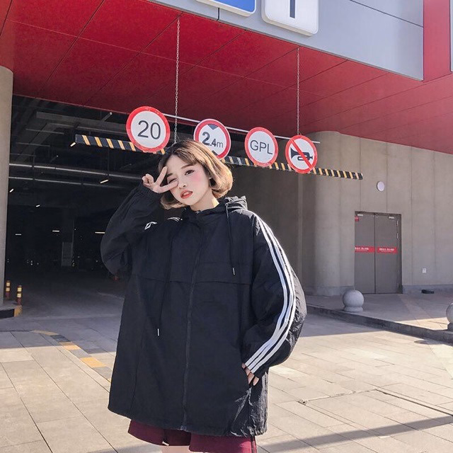 Áo Khoác Gió Phối 3 Sọc Tay Phong Cách Thể Thao Sldcg17 - Diepchi Fashion - Ảnh 3
