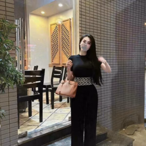 Set Bộ Nữ Thun Dẻo Áo Crotop Viền Eo Phối Quần Ống Rộng Bt899 - Nana House