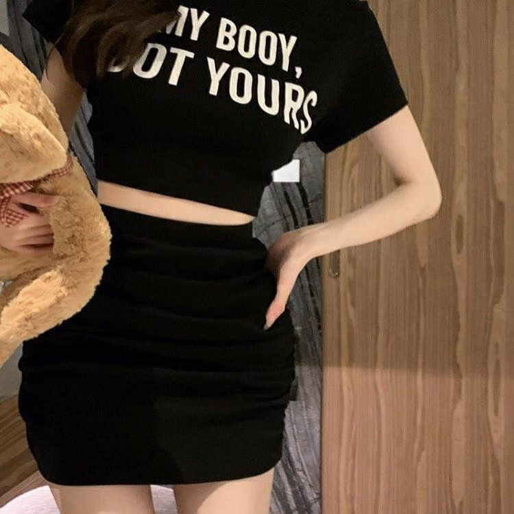 Set Bộ Đồ Nữ Áo Croptop My Booy Mix Chân Váy Ngắn Sa164 - Sam Store - Ảnh 8