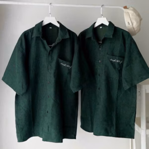 Áo Sơ Mi Nam Nữ Chuẩn Chất Form Rộng Phối Dáng Phong Cách Cá Tính Trẻ Trung Năng Động Hàng Hot Trend-Htm Fashion