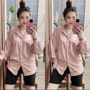 Áo Sơ Mi Nữ Trơn Dài Tay - Ausa House