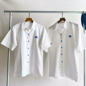 Áo Sơ Mi Nam Nữ Phối Theo Phong Cách Form Rộng Chất Vải Mát Mẻ Hình In Sắc Nét Hàng Hot Trend-Htm Fashion