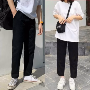 Quần Thể Thao Nam Có Dáng Form Rộng Cạp Quần Cao Chất Vải Kaki Đường May Sắc Nét Hàng Đẹp Hot Trend-Htm Fashion