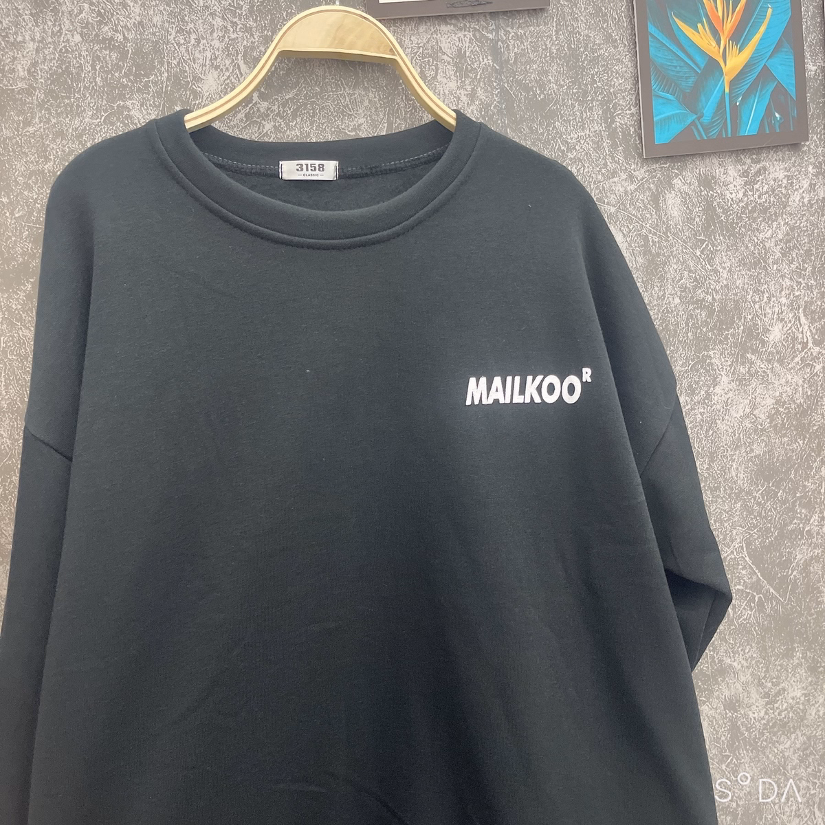 Áo Sweater Unisex Form Rộng Nam Nữ Chất Nỉ Cotton - Ảnh 4