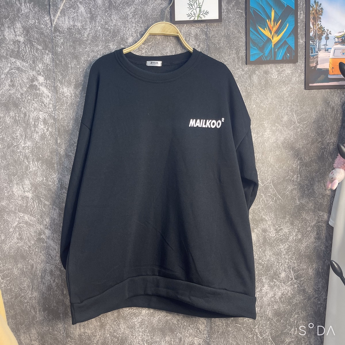 Áo Sweater Unisex Form Rộng Nam Nữ Chất Nỉ Cotton - Ảnh 5