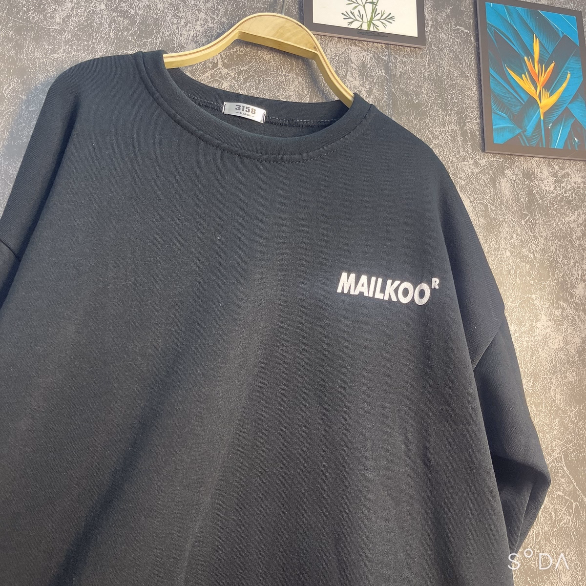Áo Sweater Unisex Form Rộng Nam Nữ Chất Nỉ Cotton - Ảnh 7
