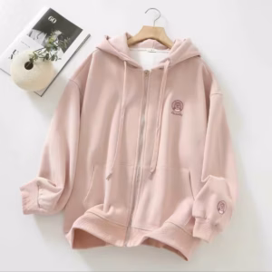 Áo Khoác Nỉ Dây Kéo Nữ Thêu Hình Gấu Aby Form Rộng Nhiều Màu Ut03 - Golden Dream