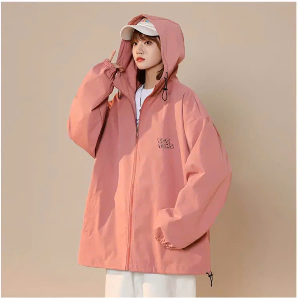 Áo Khoác Dù 2 Lớp Unisex Nam Nữ Scotinn Form Rộng Ut40 - Phương Store - Ảnh 3