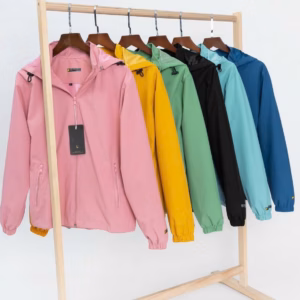 Áo Gió Nữ Tráng Bạc 2 Lớp Chống Tia Uv Mũ Rời - Men’S Style