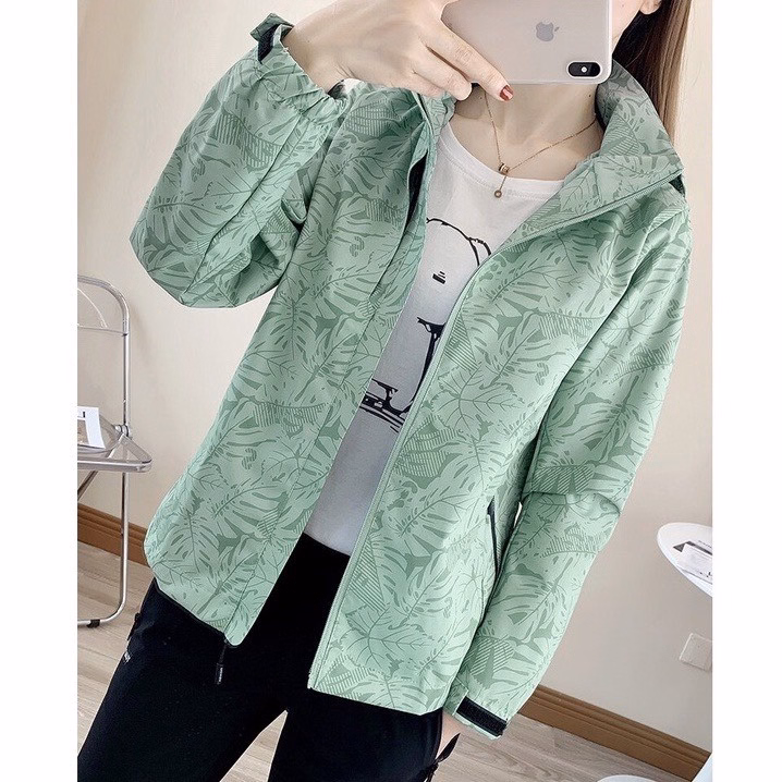 Áo Khoác Gió 2 Lớp Phối Họa Tiết 3D In Chìm Phong Cách Thể Thao Slcxg27 - Chipxinhxk - Ảnh 4