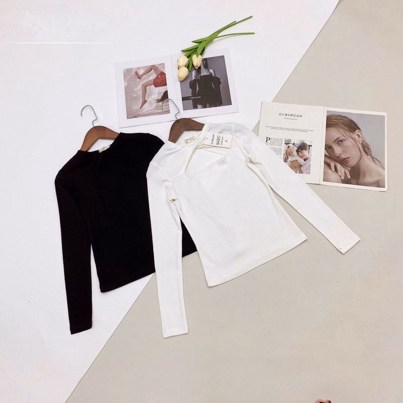 Áo Dài Tay Cổ Tròn Chất Zip Khoét Ngực Phong Cách Quyến Rũ Dành Cho Bạn Nữ Sldca209 - Diepchi Fashion - Ảnh 9