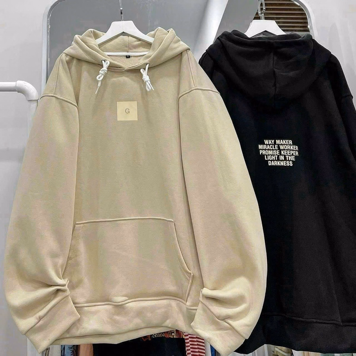 Áo Khoác Nỉ Hoodie Nam Nữ Phong Cách Hàn Quốc Form Rộng Siêu Đẹp Chất Vải Siêu Mượt Và Đẹp Hàng Hot Trend-Htm Fashion - Ảnh 8