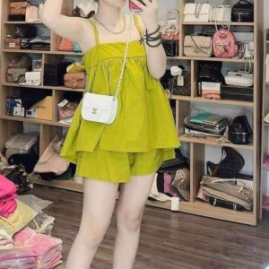 Set Bộ Đồ Nữ Lụa 2 Dây Form Xòe Bt667 - Nana House