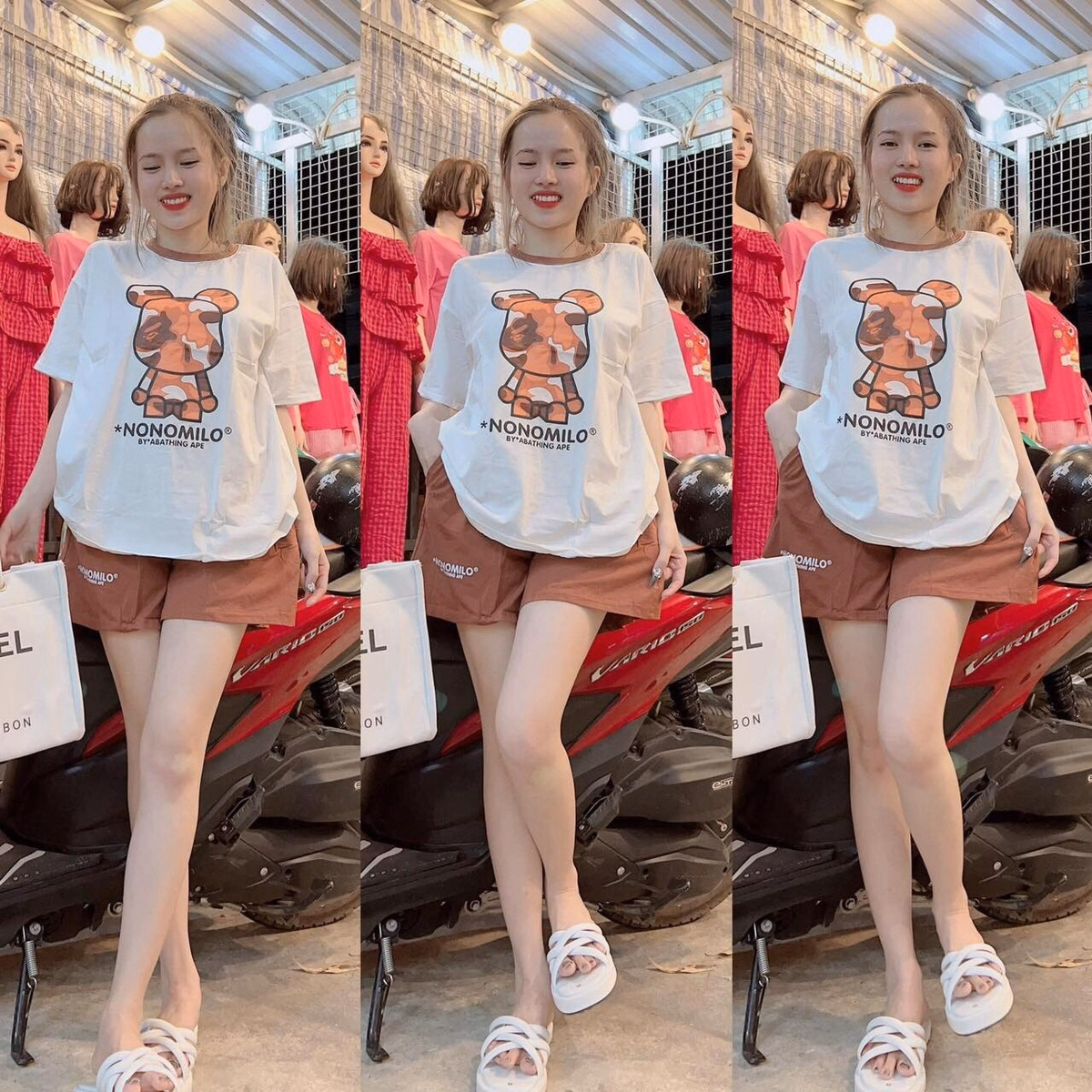 Set Bộ Thun Nữ Gấu Monomilo Bt674 - Nana House - Ảnh 3