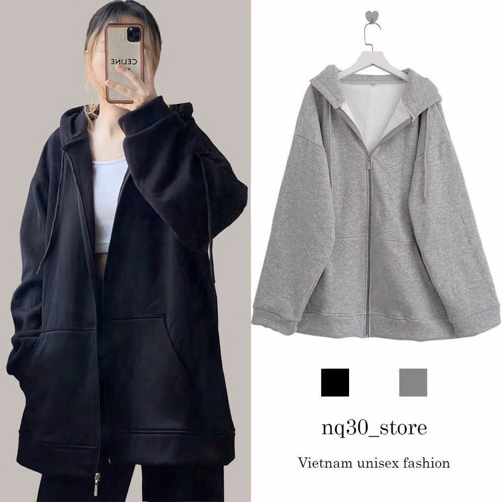Áo Khoác Hoodie Nam Nữ Đi Theo Phong Cách Form Rộng Chất Vải Siêu Dày Dặn Và Mềm Mịn Kèm Túi Siêu Đáng Yêu Hàng Hot Trend-Htm Fashion - Ảnh 5