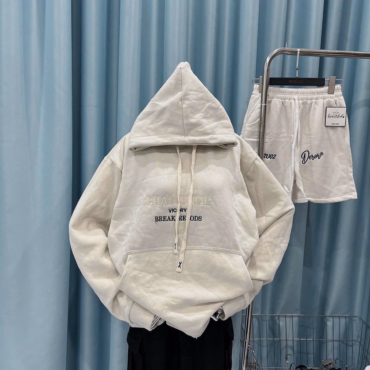 Áo Khoác Hoodie Nam Nữ Phong Cách Foirm Rộng Cánh Tay Siêu Đẹp Chất Vải Dày Và Mịn Áo Có Mũ Cực Cute Hàng Hot Trend-Htm Fashion - Ảnh 6