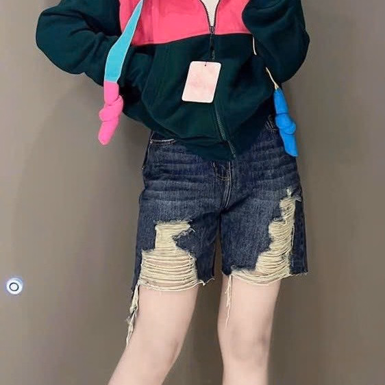 Áo Khoác Nỉ Phối Theo Màu Bản Lớn Có Nón To Siêu Đẹp To Rộng Chất Vải Dày Mềm Mịn Áo Đẹp Hàng Hot Trend-Htm Fashion - Ảnh 3