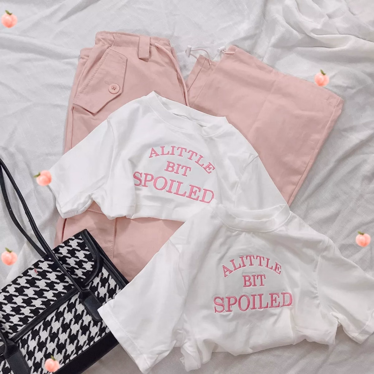 Áo Ba Lỗ Nữ Dáng Ngắn Chữ Spoiled Chất Thun Gân - Ảnh 3