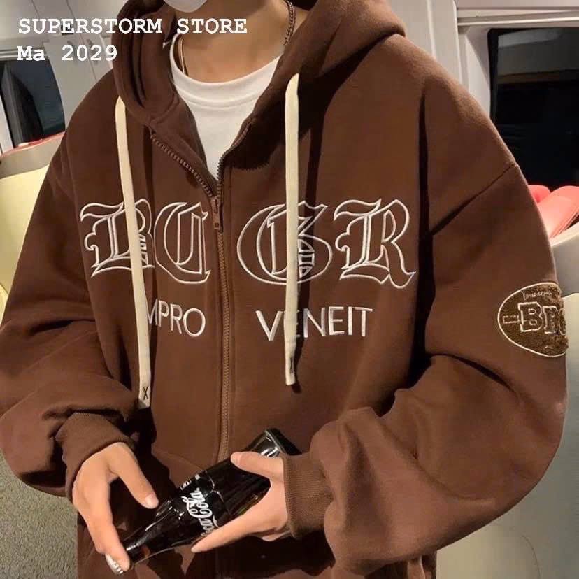 Áo Khoác Hoodie Nỉ Nam Nữ Đi Theo Phong Cách Form Rộng Siêu Đẹp Hinhfin Sắc Nét Chất Liệu Vải Áo Dày Dặn Mềm Mịn Hàng Hot Trend-Htm Fashion - Ảnh 7