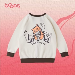 Áo Khoác Cadigan Nữ Vải Nỉ In Chữ Good Form Rộng Siêu Xinh Tp73 - Golden Dream