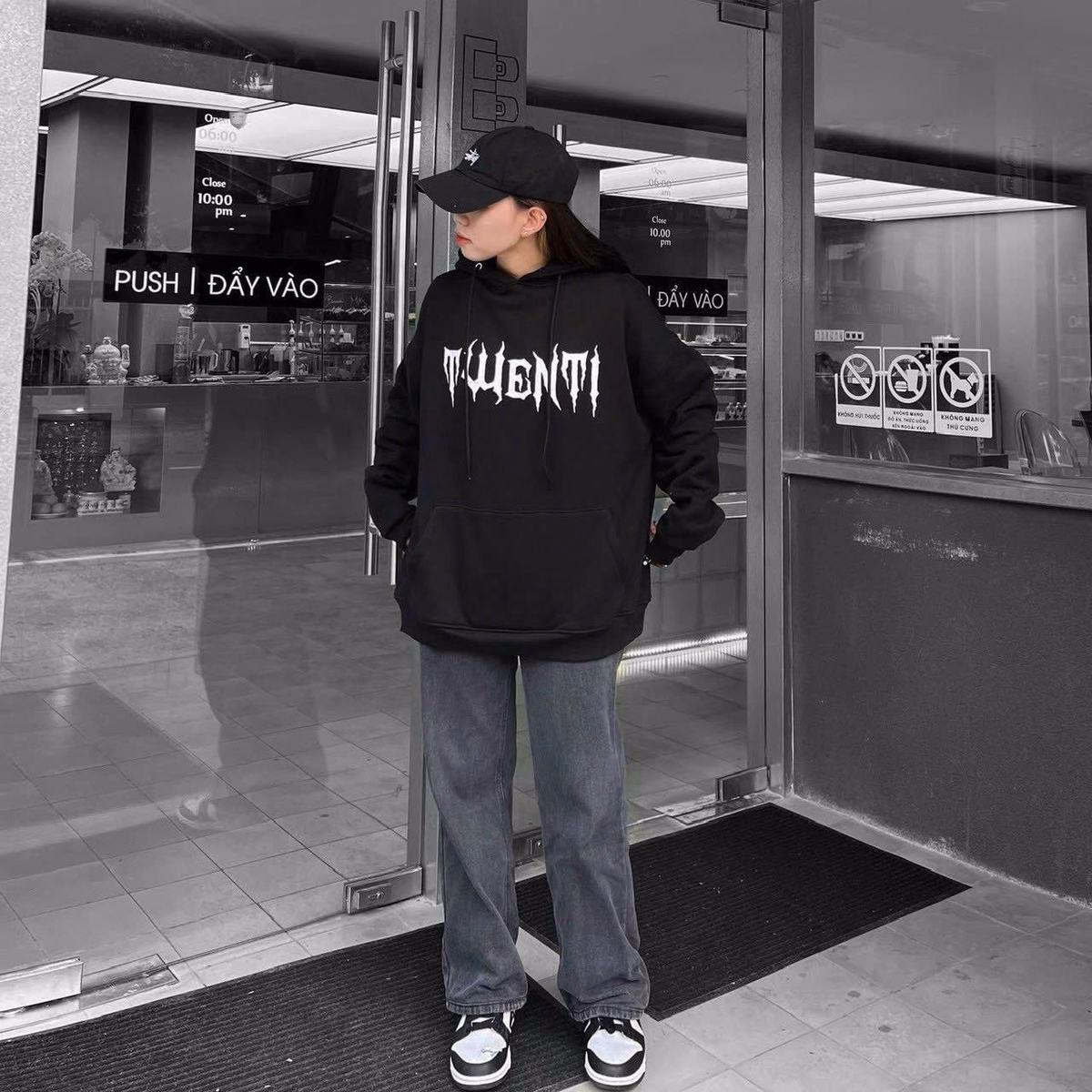 Áo Hoodie Nam Nữ Vải Nỉ Ngoại Dày Dặn In Hình Đầu Lâu Sau Lưng Tp34 - Golden Dream - Ảnh 4