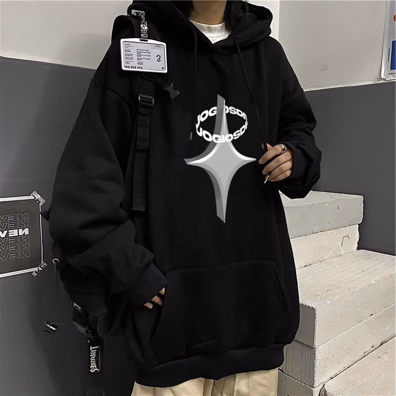 Áo Khoác Hoodie Nỉ Nam Nữ Chất Dáng Form Rộng Siêu Đẹp Với Chất Vải Dày Dặn Có Nón Trùm Đầu Tiện Lợi Áo Đẹp Hàng Hot Trend-Htm Fashion - Ảnh 5