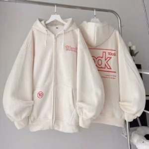 Áo Khoác Nỉ Hoodie Zip Nam Nữ Chất Form Rộng Trước Áo Có In Chữ 100Ak Logo Bao Đẹp Vải Nì Dày Dặn Chuẩn Tôn Dáng Áo Đẹp Hàng Hot Trend-Htm Fashion