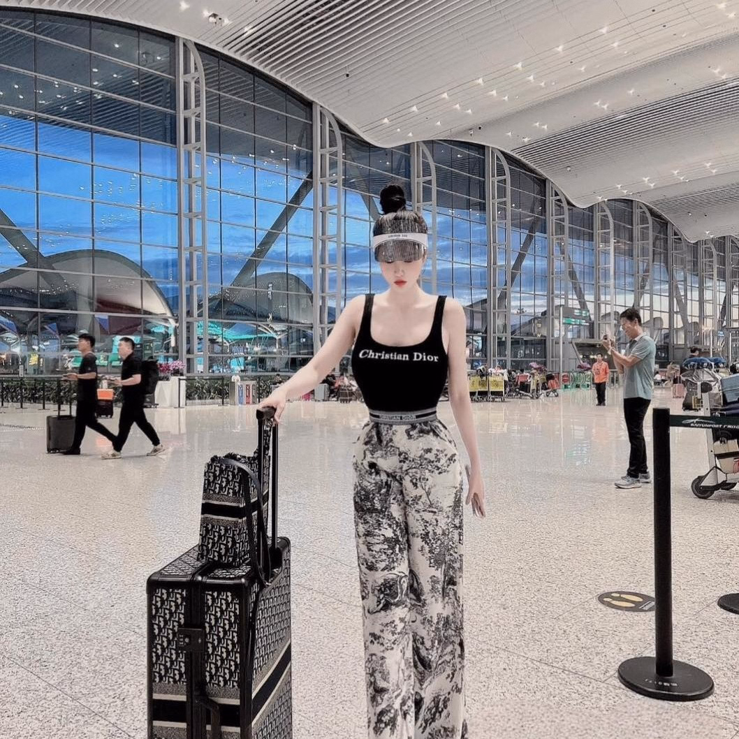 Set Bộ Đồ Nữ Thun Tăm Lạnh In 3D Áo Balo Phối Quần Dài Ống Rộng Sa848 - Sam Store - Ảnh 2