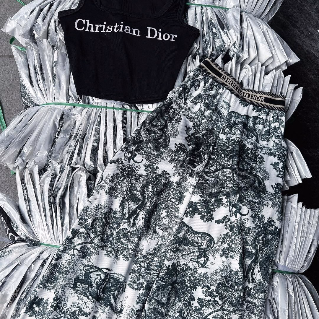 Set Bộ Đồ Nữ Thun Tăm Lạnh In 3D Áo Balo Phối Quần Dài Ống Rộng Sa848 - Sam Store - Ảnh 5