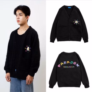 Áo Cadigant Nam Nữ Form Rộng Vải Nỉ In Hình Hoa Paradoxx Tp83 - Golden Dream