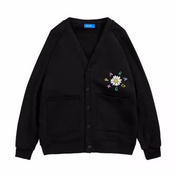 Áo Cadigant Nam Nữ Form Rộng Vải Nỉ In Hình Hoa Paradoxx Tp83 - Golden Dream - Ảnh 2