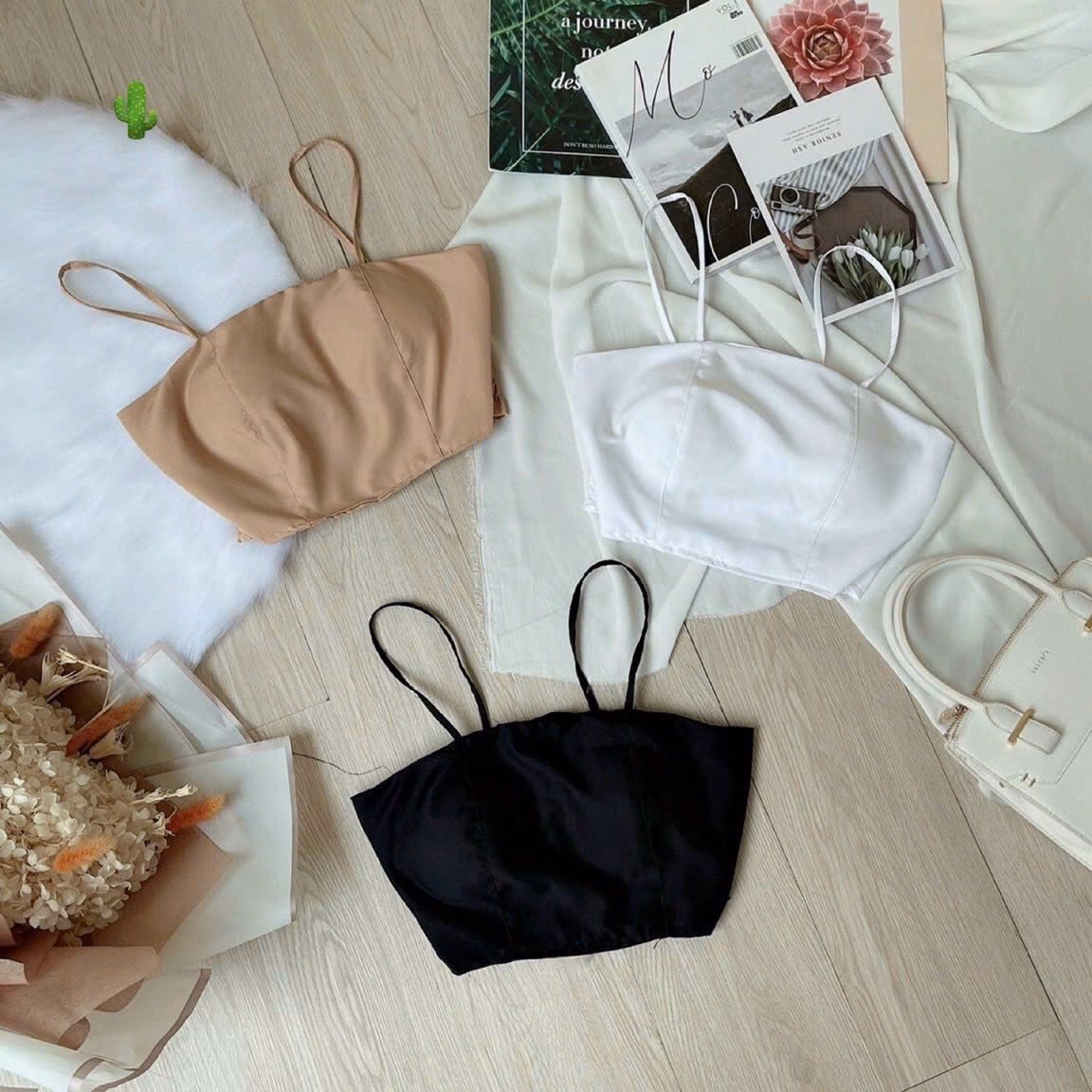 Áo Nữ Nhúng 2 Dây Chạy Chụn Có Mút - Ausa House