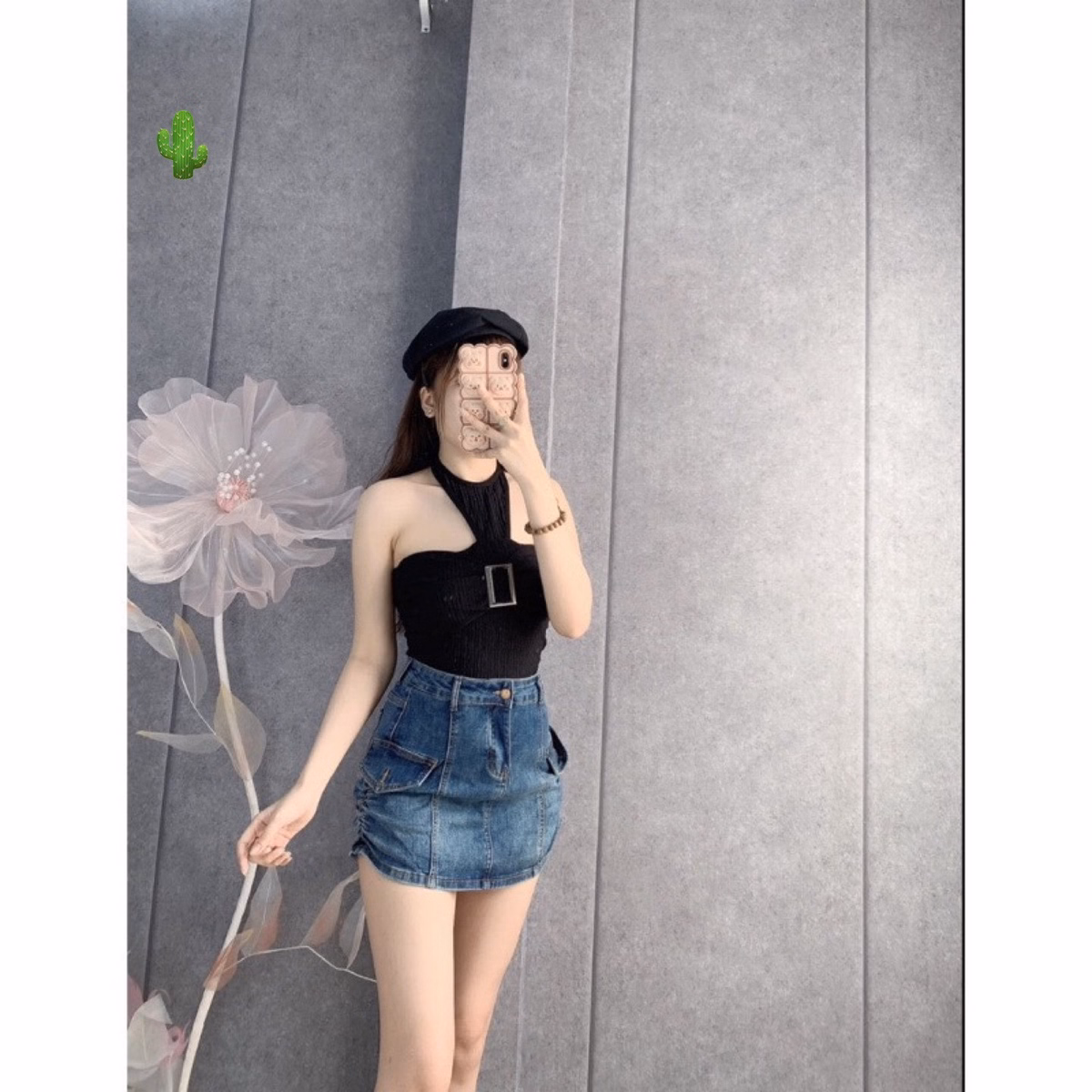 Áo Yếm Nữ Phối Khoen Có Mút - Ausa House - Ảnh 4